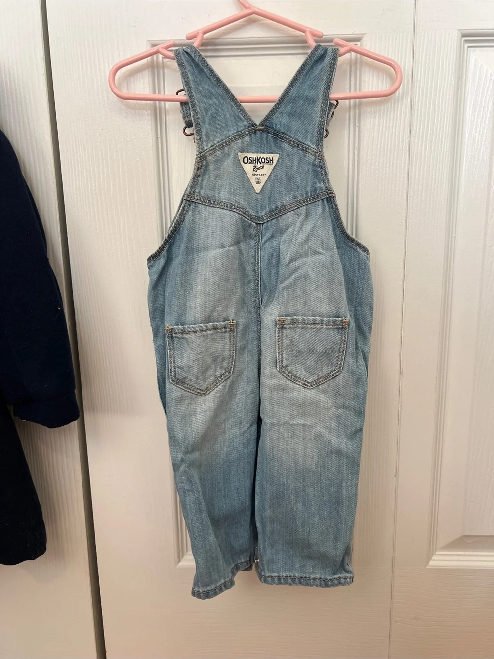 OshKosh B'gosh Light Wash Denim Kids Overalls